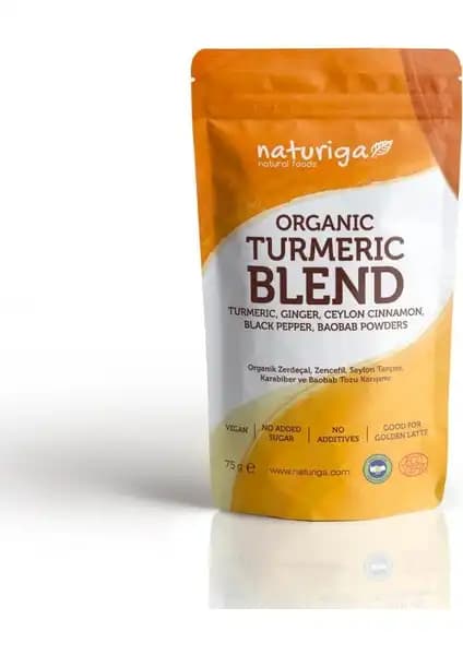 Naturiga Organik Zerdeçallı Karışım Sağlıklı ve Doğal Bir Lezzet Deneyimi Sunar