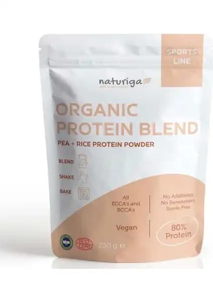Naturiga Pure Protein Karışımı 250 Gr Organik Bitkisel Protein Kaynağı Sağlıklı Yaşam İçin