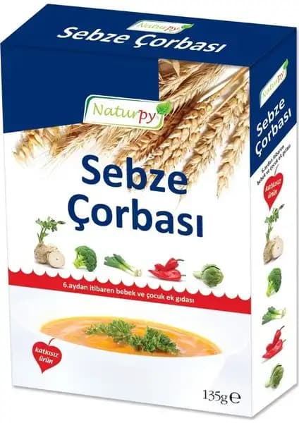 Naturpy Sebze Çorbası: Doğal ve Besleyici Bebek Gıda Seçeneği