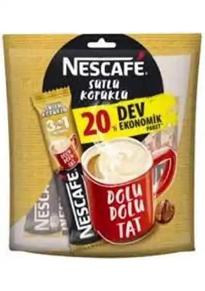 Nescafe 3'ü 1 Arada Sütlü Köpüklü Kahve: Hızlı ve Lezzetli Kahve Deneyimi