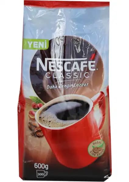 Nescafe Classic Eko Paket 600 Gram: Yoğun Aromasıyla Kahve Tutkunlarının Tercihi