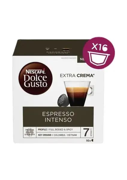 Nescafe Dolce Gusto Espresso Intenso Arabica Kapsüllerle Yoğun Kahve Deneyimi