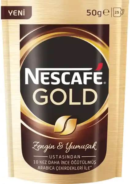 NESCAFÉ Gold Ekonomik Paket 50 gr Kaliteli ve Zengin Aromalar Sunan Kahve Çözümü