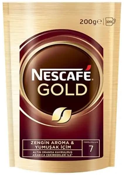 Nescafe Gold Paket 200 Gr: Yüksek Kalite ve Zengin Aromayla Kahve Keyfi