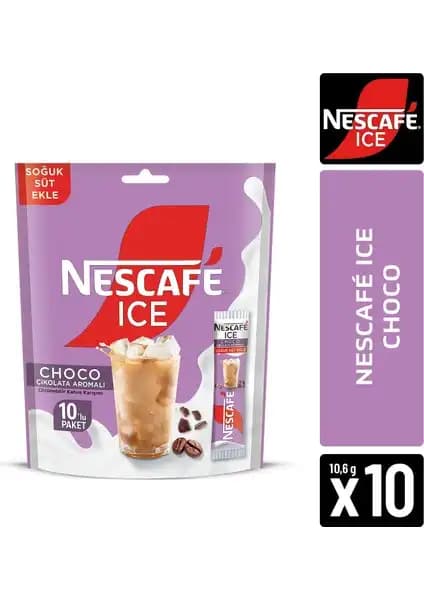 Nescafe Ice Choco 10'lu Paket ile Serin ve Leziz Kahve Deneyimi Sunar