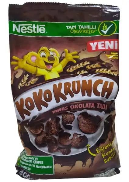 Nestlé Koko Krunch Kakaolu Tam Buğday ve Mısır Gevreği: Sağlıklı ve Lezzetli Kahvaltı Alternatifi