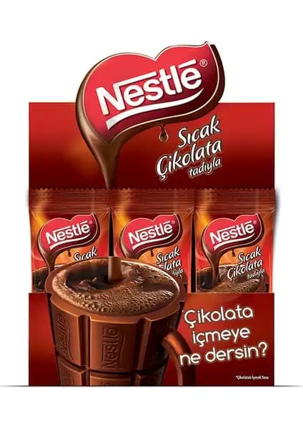 Nestlé Sıcak Çikolata 19 Gr 24'lü Paket: Pratik ve Lezzetli Sıcak İçecek Alternatifi