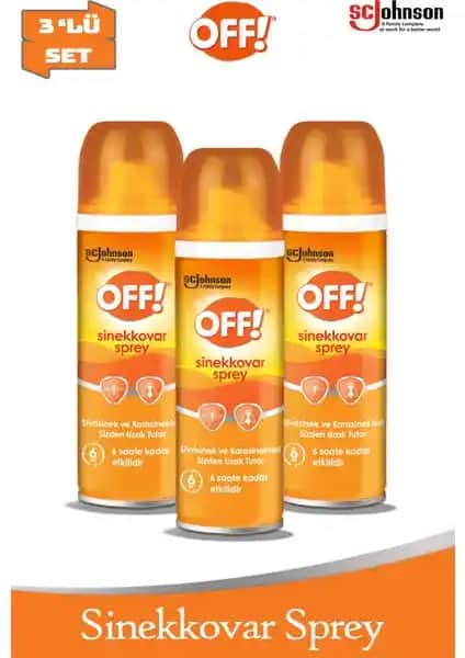 Off! 3'lü Sinekkovar Sprey Seti ile Etkili ve Güvenilir Sivrisinek Koruması