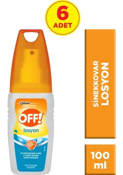 Off! Sinekkovar Losyon 6'lı: Güçlü ve Güvenli Sivrisinek Koruma Çözümü