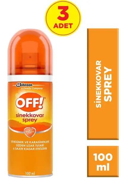 Off! Sinekkovar Sprey 3'lü ile Etkili ve Güvenilir Sivrisinek Koruma Çözümü