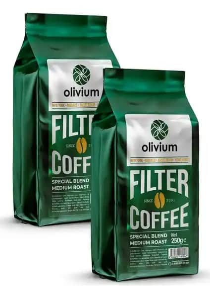 Olivium Öğütülmüş Filtre Kahve: Taze Kavrulmuş ve Aromasıyla Fark Yaratan Seçenek