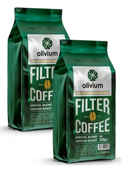 Olivium Öğütülmüş Filtre Kahve: Taze Kavrulmuş ve Aromasıyla Fark Yaratan Seçenek
