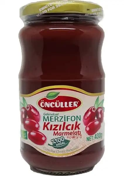 Öncüller Doğal Kızılcık Marmelatı: Sağlıklı ve Katkısız Doğal Meyve Marmelatı