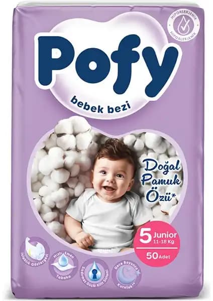 Pofy Junior 5 Numara Bebek Bezi: Güvenli ve Konforlu Bebek Bakım Ürünü