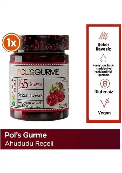 Pol's Gurme Ahududu Reçeli Sağlıklı ve Katkısız Kahvaltı Seçeneği