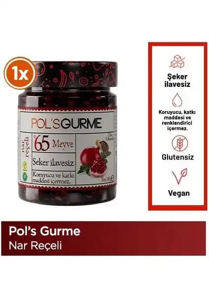 Pol's Gurme Nar Reçeli: Doğal İçeriklerle Sağlıklı ve Lezzetli Kahvaltılık Alternatif