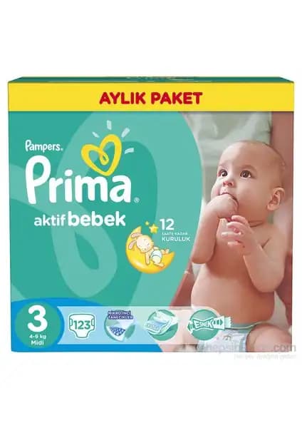 Prima Bebek Bezi Aktif Bebek Aylık Paket: Yüksek Performans ve Konfor Sağlayan Seçenek