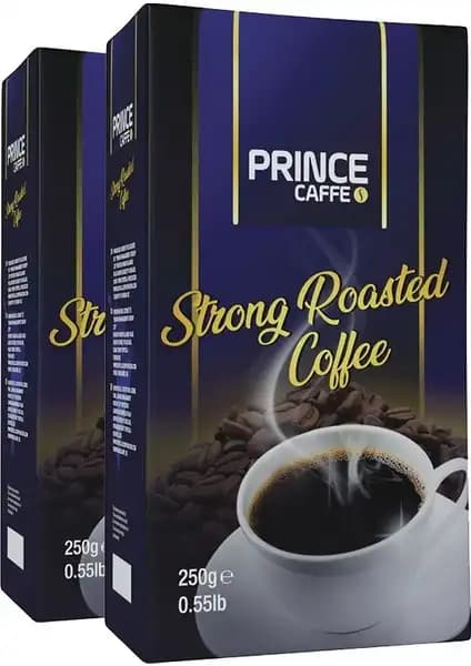 Prince Caffe Strong Roasted Filtre Kahve Güçlü ve Aromatik Lezzet Deneyimi Sunar