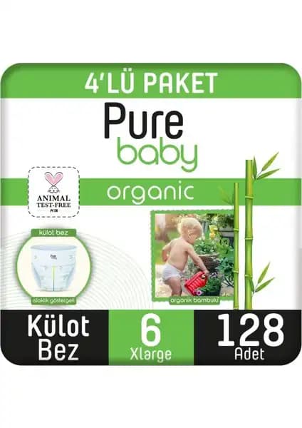 Pure Baby Organik Bambu Özlü Külot Bez: Güvenilir ve Doğal Bebek Bakım Çözümü