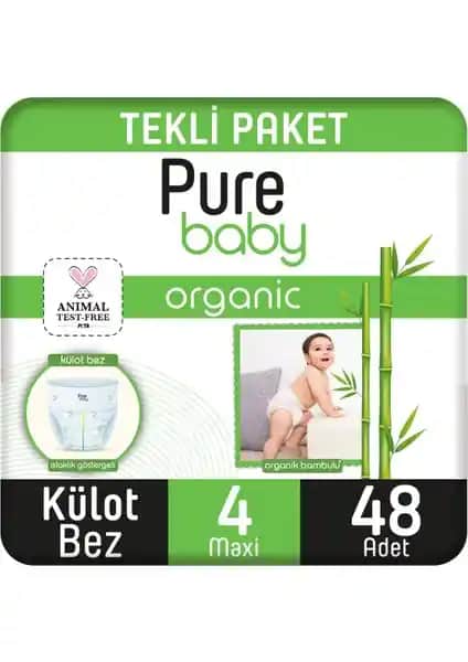 Pure Baby Organik Bambu Özlü Külot Bez: Yüksek Performans ve Doğal Malzeme ile Bebek Bakımında Güvenilirlik