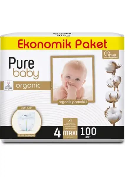Pure Baby Organik Pamuklu Cırtlı Bebek Bezi Ekonomik Paket Detaylı İnceleme