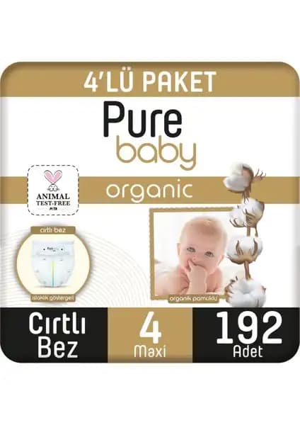 Pure Baby Organik Pamuklu Cırtlı Bez: Güvenli ve Konforlu Bebek Bakımında Yeni Bir Dönem
