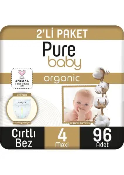 Pure Baby Organik Pamuklu Cırtlı Bez: Hassas Bebekler İçin Güvenilir ve Konforlu Seçenek