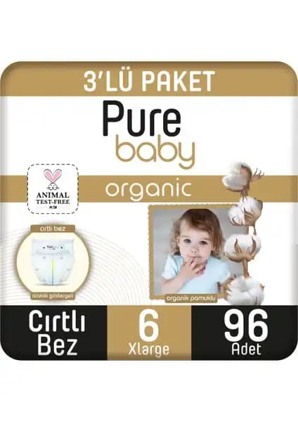 Pure Baby Organik Pamuklu Çıtlı Bebek Bezi 3'lü Paket İnceleme ve Kullanıcı Değerlendirmesi