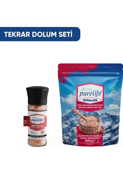 Pure Life Himalaya Tuzu Doğal Minerallerle Zengin Kristal Kaya Tuzu 85 Karakter