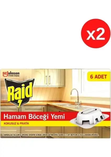 Raid Hamam Böceği Yemi 12 Adet ile Etkili ve Güvenilir Haşere Kontrol Çözümü
