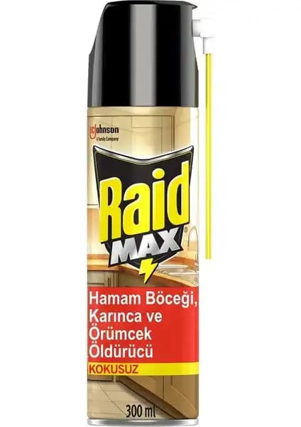 Raid Max Hamam Böceği Spreyi: Hızlı ve Güvenilir Zararlı Kontrolü Çözümü