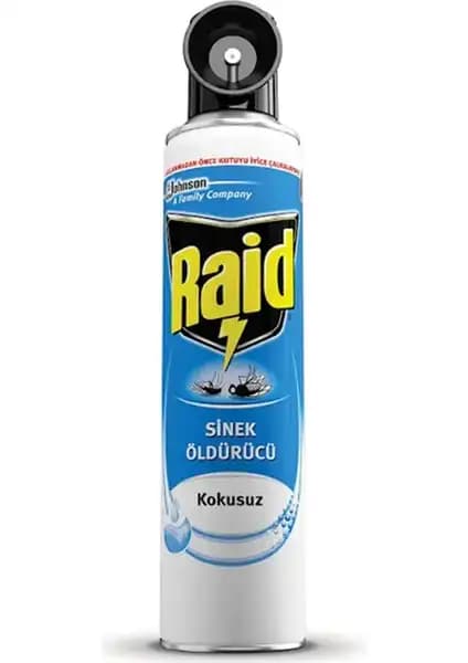 Raid Pure Kokusuz Sinek Öldürücü Sprey 300 ml: Etkili ve Güvenilir Sinek Kontrolü Çözümü