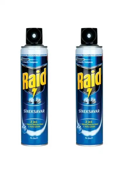 Raid Sineksavar 2'li Set: Güçlü ve Güvenilir Böcek İlacı Çözümü