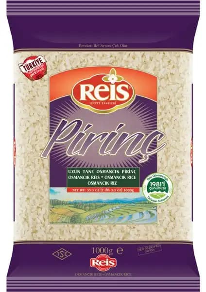 Reis Osmancık Pirinç 1kg: Kaliteli ve Lezzetli Pirinç Seçeneği