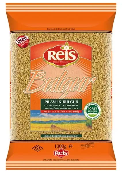 Reis Pilavlık Bulgur 1 kg: Doğal ve Yüksek Kaliteli Lezzetli Pilavlık Bulgurlar