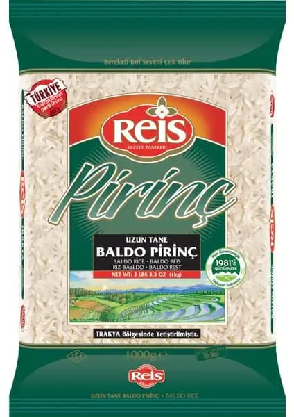 Reis Trakya Baldo Pirinç 1 kg: Yüksek Kalite ve Tazelikle Mutfaklarınız İçin İdeal