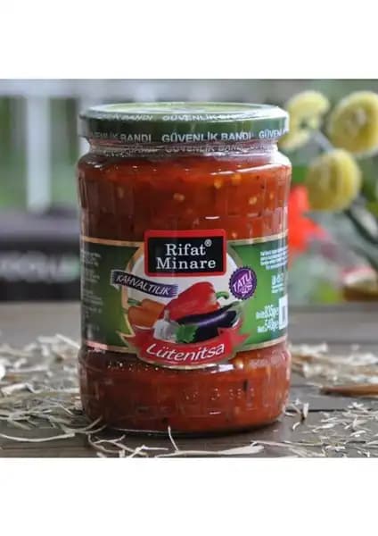 Rifat Minare Lütenitsa Balkan Tatlı ve Kahvaltılık Sosu 540 Gram Doğal ve Özgün Tariflerle