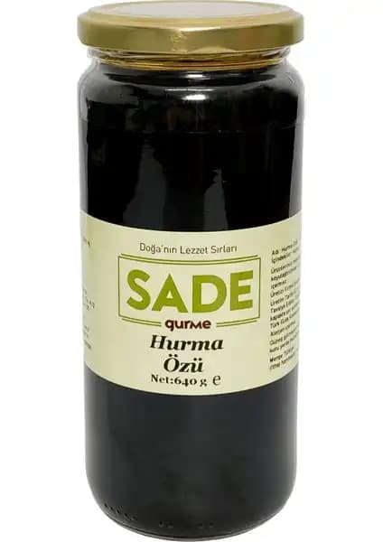 Sade Gurme Hurma Özünün Özellikleri ve Sağlık Faydaları Hakkında Detaylı Bilgi
