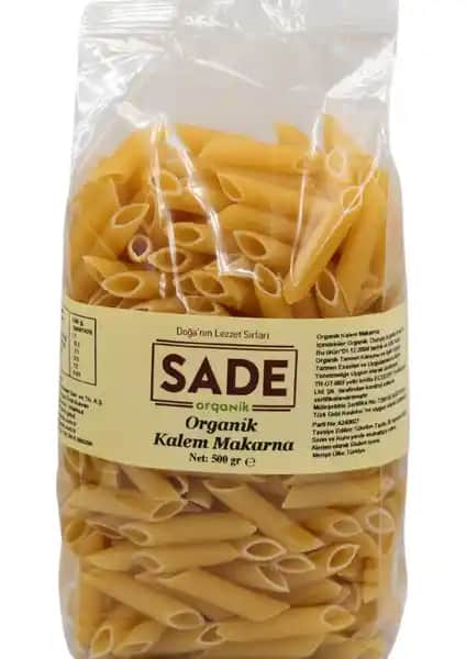 Sade Organik Kalem Makarna: Doğal ve Sağlıklı Bir Seçenekle Sağlıklı Yaşam