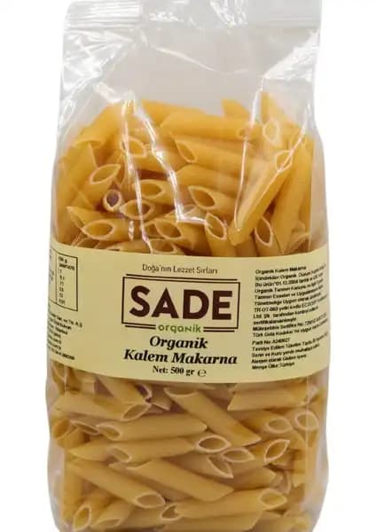 Sade Organik Kalem Makarna: Doğal ve Sağlıklı Bir Seçenekle Sağlıklı Yaşam