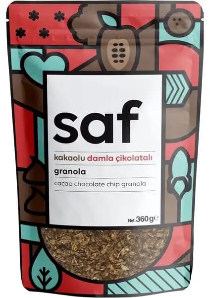 SAF Kakaolu ve Damla Çikolatalı Granola Sağlıklı ve Lezzetli Kahvaltı Seçeneği