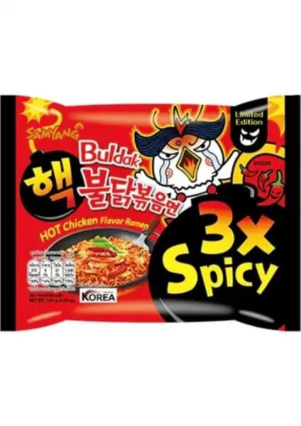 Samyang Buldak 3x Spicy Noodle: Yoğun Baharatlı ve Lezzetli Bir Hazır Noodle Deneyimi