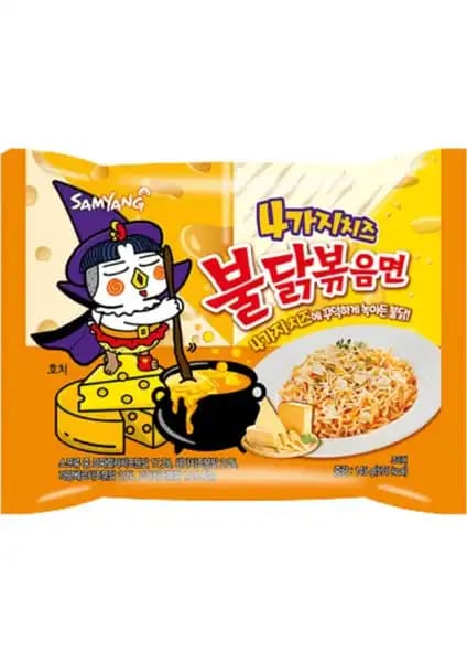 Samyang Buldak Quattro Cheese 4 Peynirli Baharatlı Ramen: Hızlı ve Lezzetli Bir Atıştırmalık