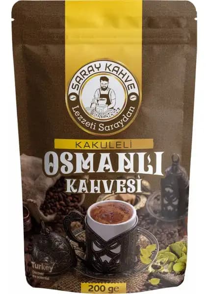 Saray Kahve Saray Kakuleli Osmanlı Kahvesi 200g Geleneksel ve Modern Tatlarla Birleşiyor