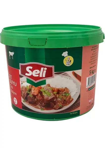 Seli Et Suyu Toz Bulyon 5 kg Kova ile Profesyonel Lezzet Artırıcı