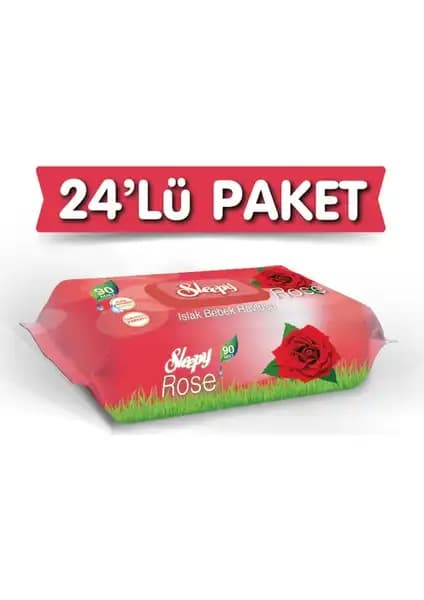 Sleepy Gül Kokulu Islak Havlu: Hijyen ve Ferahlık Sunan Pratik Temizlik Çözümü