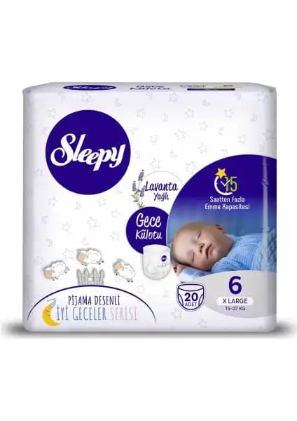 Sleepy Lavanta Yağlı Gece Külotu Yüksek Konfor ve Güvenlik Sunar