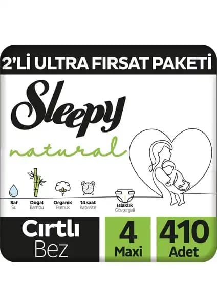 Sleepy Natural 2'li Ultra Fırsat Paketi Bebek Bezi Güvenilir ve Ekonomik Çözüm