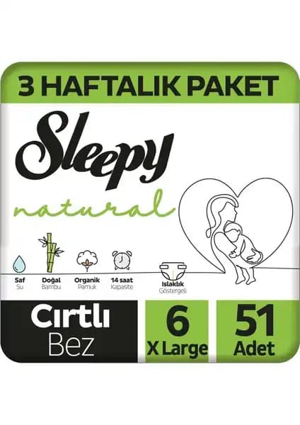 Sleepy Natural Bebek Bezi: Doğal İçerikli ve Yüksek Performanslı Bebek Bezi Çözümü