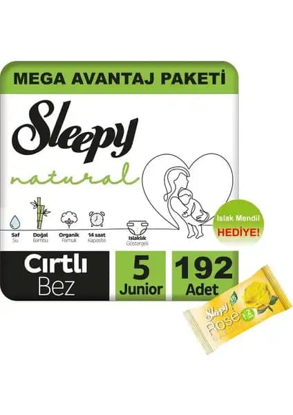 Sleepy Natural Bebek Bezi Mega Avantaj Paketi: Yüksek Kalite ve Güvenilirlik